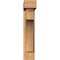Ekena Millwork Westlake Block Smooth Bracket w/ Offset Brace, Western Red Cedar, 5 1/2"W x 20"D x 28"H BKT0604X20X28WTL05SWR - alternate 4